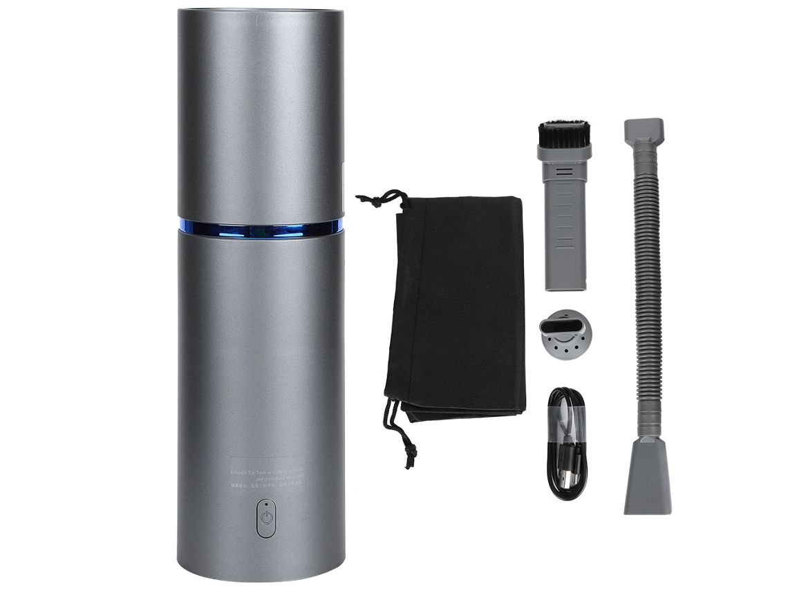 Aspirador de Pó Portátil Sem Fio 4500pa 120w Bateria 3600mah para Carro Casa S/MARCA