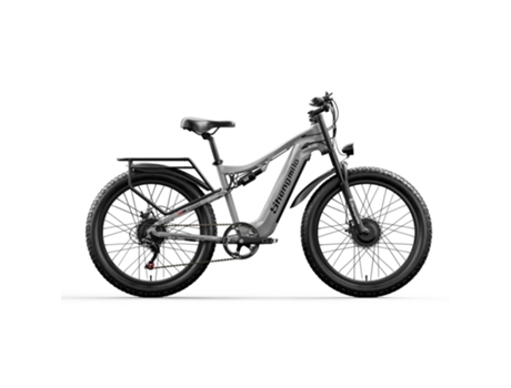 Bicicleta Elétrica S600 2000W 17.5Ah 90Km 26Inch 180Kg Lcd SHENGMILO