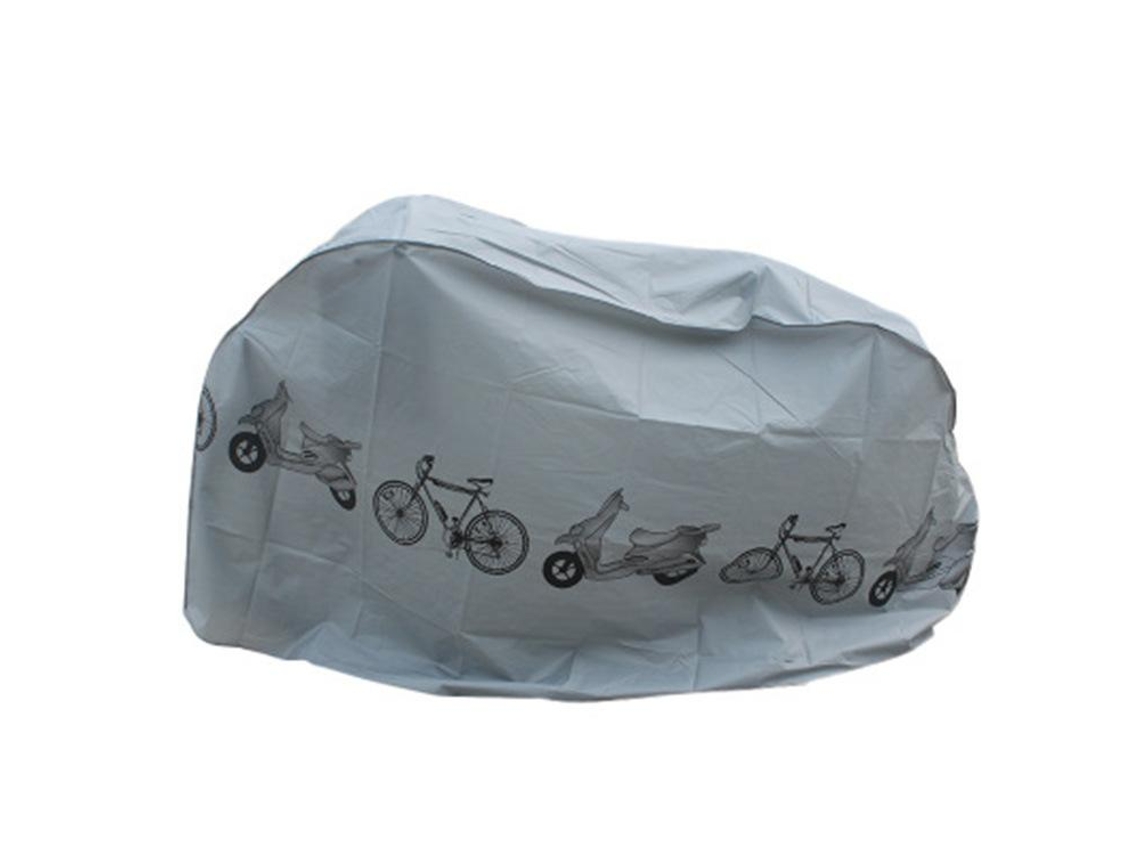 Capas para Bicicletas Proteção Contra Chuva e Proteção Uv Prata