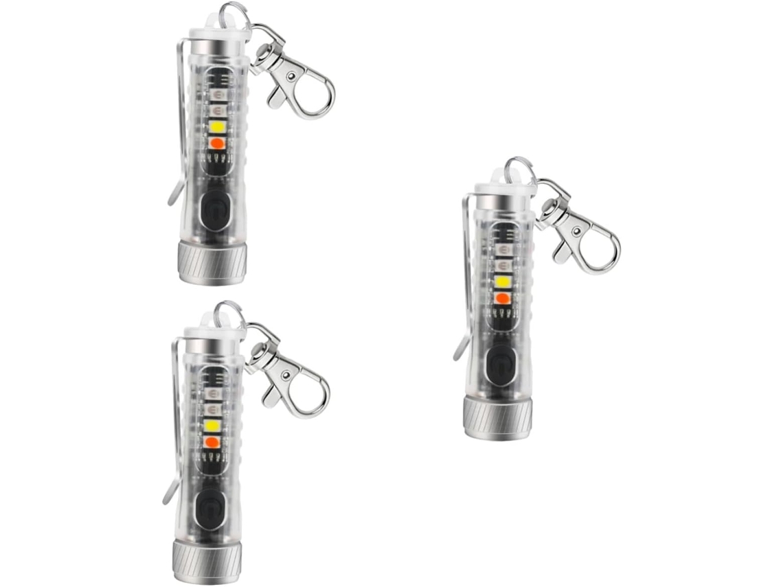 Conjunto De 3 Mini Lanternas Led Recarregáveis E Ajustáveis Para