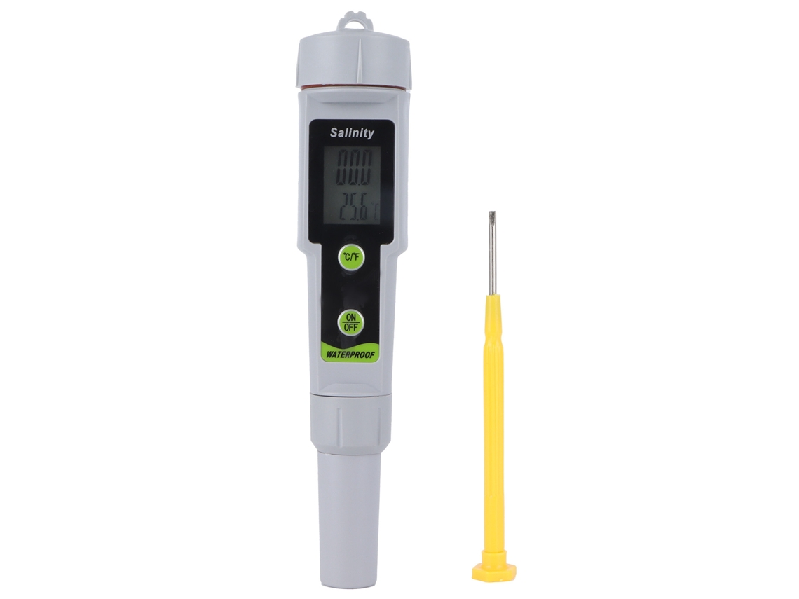 Medidor de Salinidade Primerox Digital para Água do Mar e Piscinas | S/MARCA
