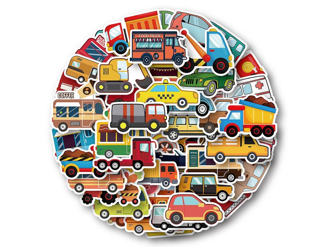 60 Adesivos Para Carros, Laptops, Decalques De Vinil Para Carros, Malas, Skates, Motocicletas, Para Adolescentes E Adultos. Brilvibera