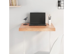 Vidaxl Tampo De Mesa 60x40x(2-6) Cm Carvalho Tratado Castanho-claro