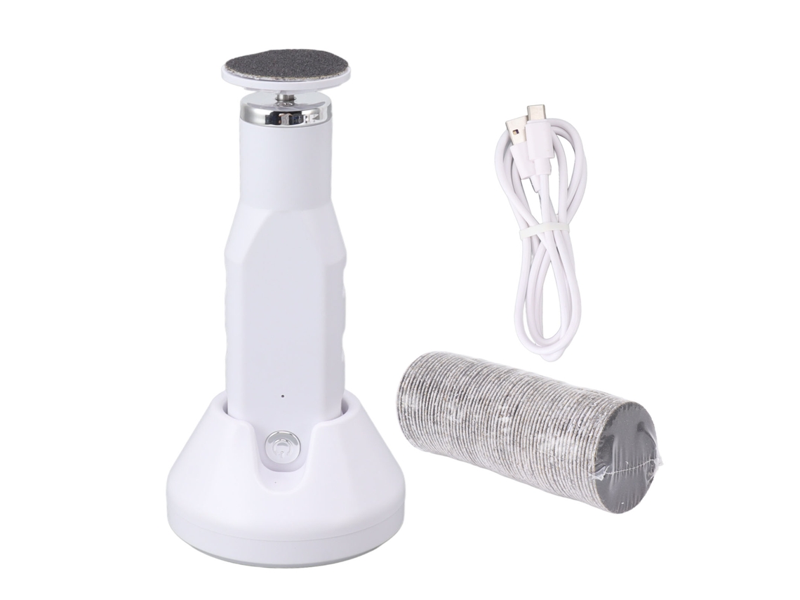 Removedor de calos elétrico ajustável com interface USB, lavável e removível