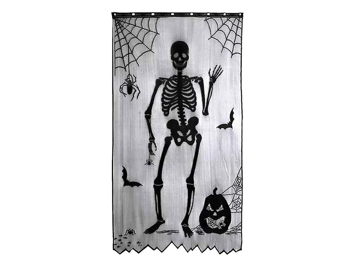 1Pcs Cortina de Porta de Halloween para Decorações de Halloween ALLINLESS