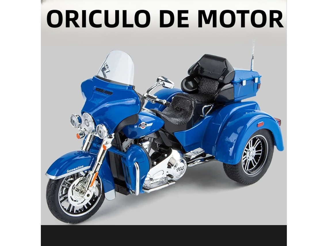 (azul) Miniatura De Motocicleta Em Escala 1/9, Feita Em Metal Fundido, Com Luzes E Efeitos Sonoros, Carrinho De Brinquedo Infantil Interativo.