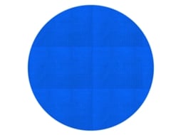 Cobertura Solar Para Piscina Redonda ECD, Ø 549 Cm, Azul, Manta Térmica Com Bolhas