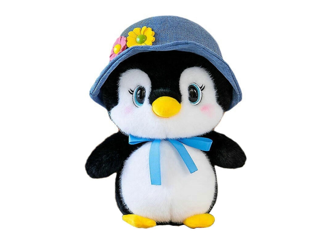 Pelúcia Pinguim Desenho 23cm, Macio E Decorativo, Presente E Decoração