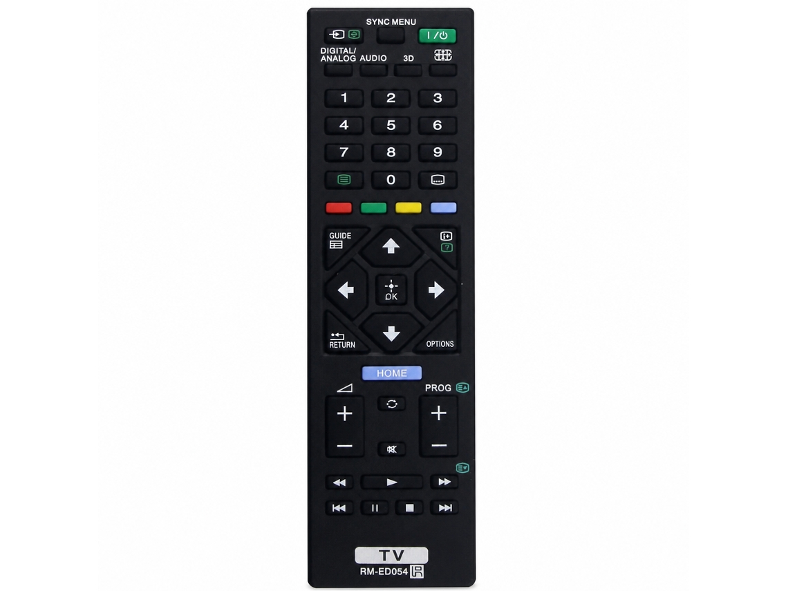 Comando À Distância Para Tv Compatível Com Sony Rm-ed054_zhd