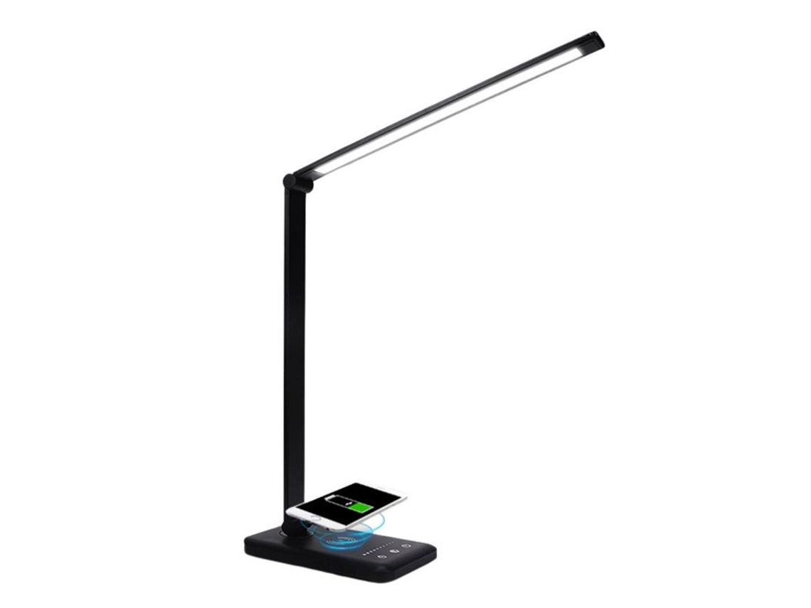 Luminária De Mesa Led Para Unhas Com Carregamento Sem Fio - Preta