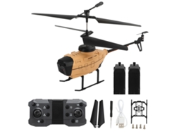 Mali helicóptero Controle Remoto com Evasão Automática de Obstáculos Câmeras Duas 4k Brinquedo Amarelo Terra com 2 Baterias