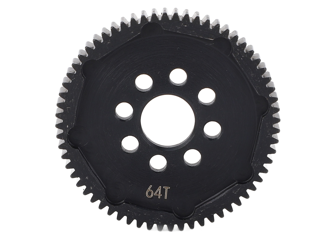 Peça De Reposição Gear Metal Acero 64 Dentes 51356 Para Rc Tt02 Tt02d Tb‑03