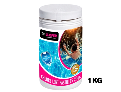 Cloro lento tabletes 20gr - 5kg LLOFER