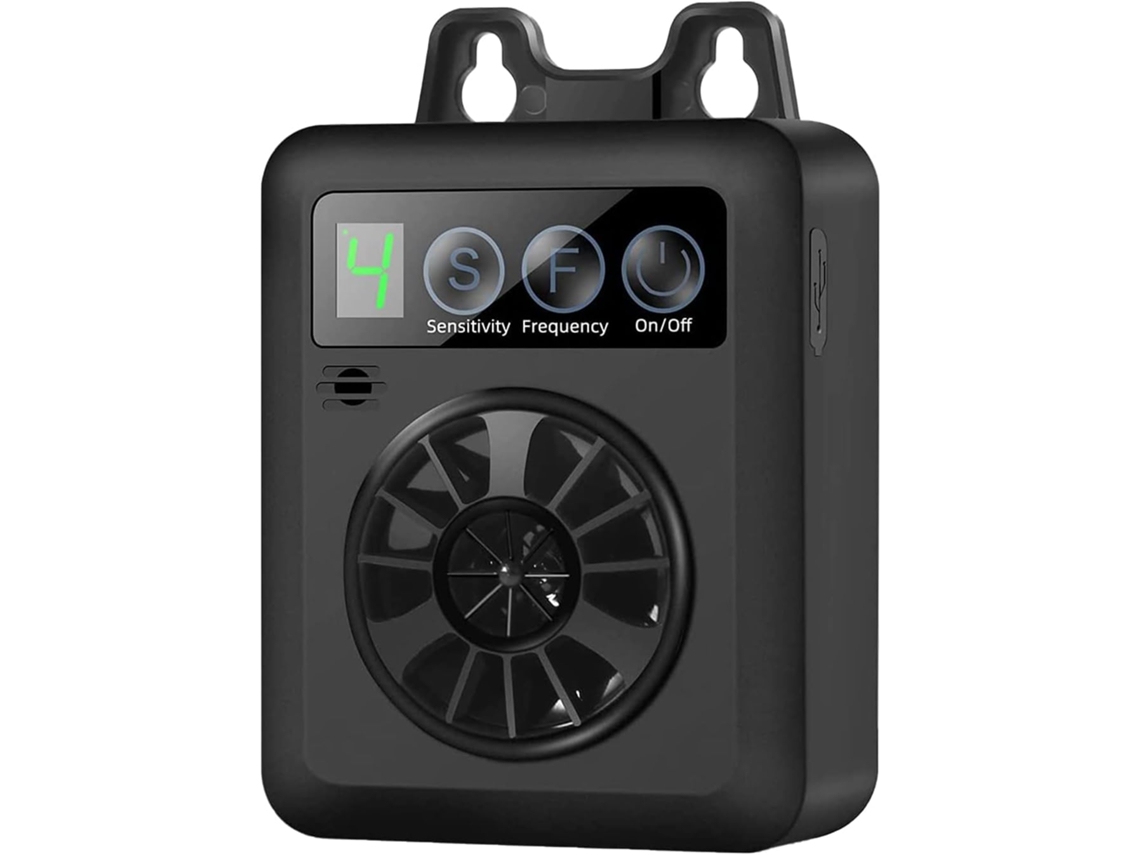 Dispositivo Antilatido Recarregável para Cães com Ultrassom, Automático, Alcance 15 M AQUAFORGE
