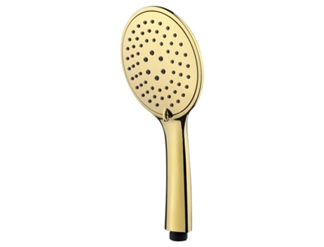 Cabeça de Chuveiro de Plástico Dourado Multifuncional, Substituição Universal para Manípulo de Casa de Banho