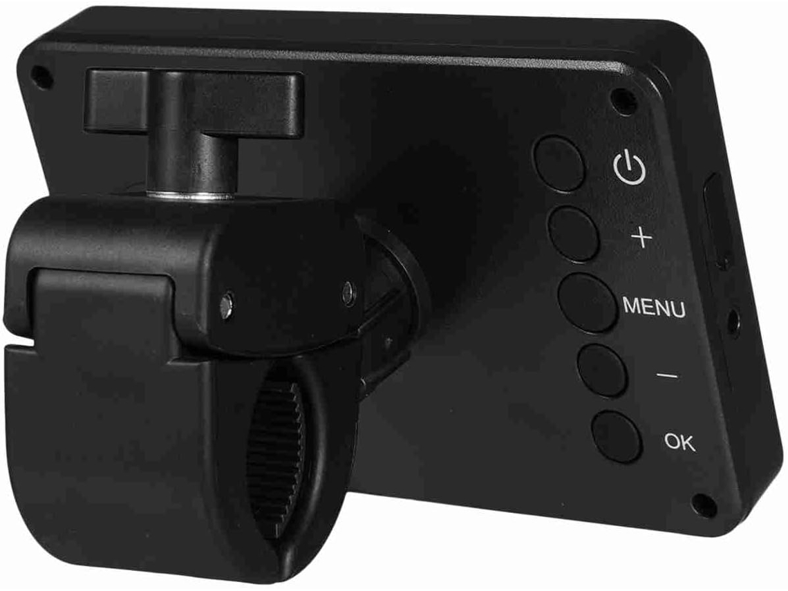 Câmera de Ré para Bicicleta 1080p, Tela Grande de 4,3 Polegadas, À Prova D'água Ip68. SFUSHOS