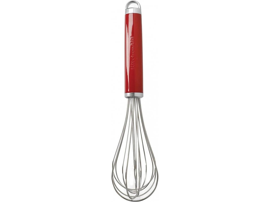 Batedor KITCHENAID Vermelho (Aço inoxidável - 28x7 cm)