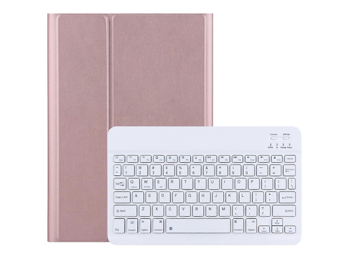 Dy-e10 2 Em 1 Teclado Bluetooth Removível + Capa Protetora De Couro Para Tablet Com Suporte Para Lenovo Tab E10