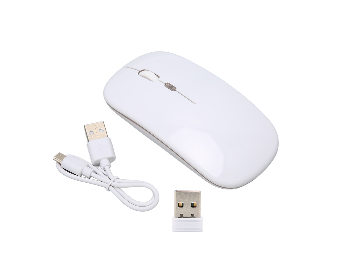Rato Sem Fio LAXISCREED, silencioso, recarregável, 2.4G | LAXISCREED