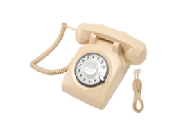 Telefone Rotativo Vintage LAXISCREED Bege