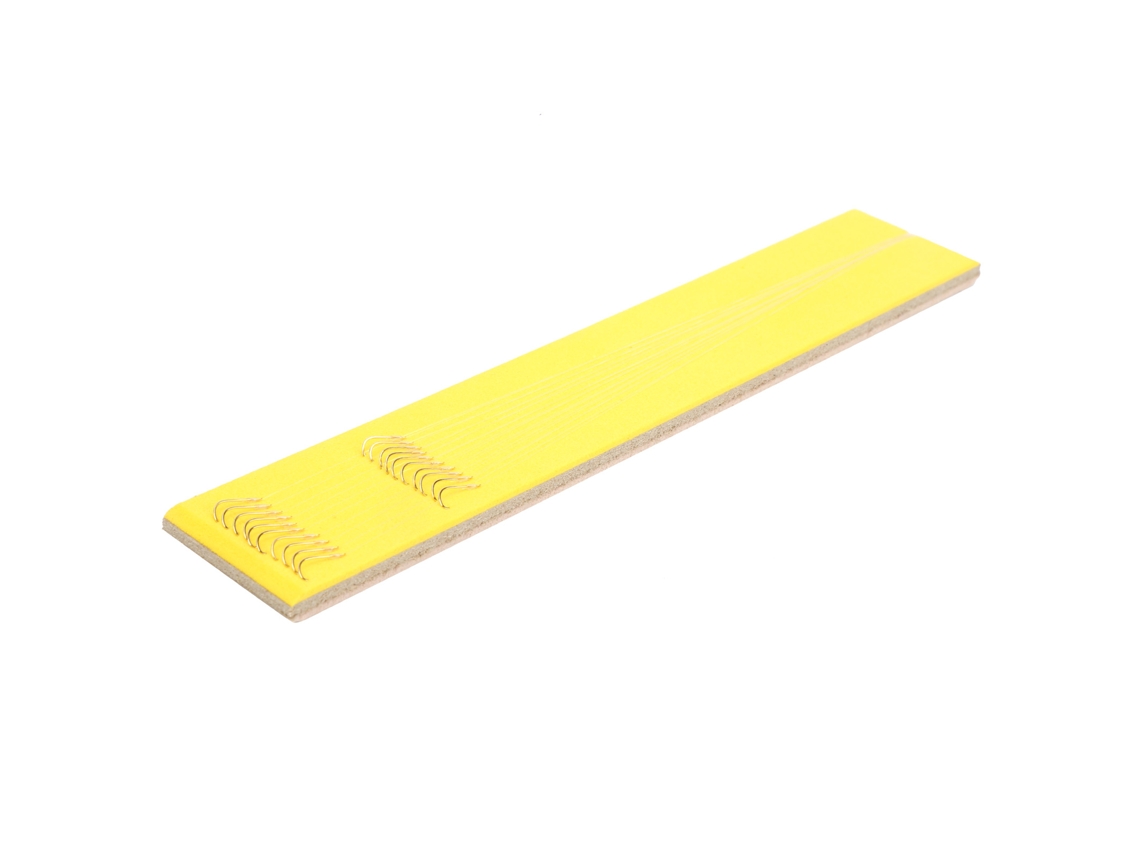 Mali 10pcs Anzóis de Pesca Sem Barba Dourado com Linha de Nylon Pré ligada Aço Inox No.4