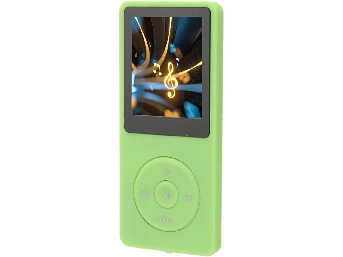 Reprodutor De Mp3 E Mp4 Com Rádio Fm Gravação (verde)