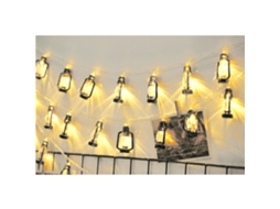 Corda De Luz Led Retrô Para Decoração Festiva Multi Cenário