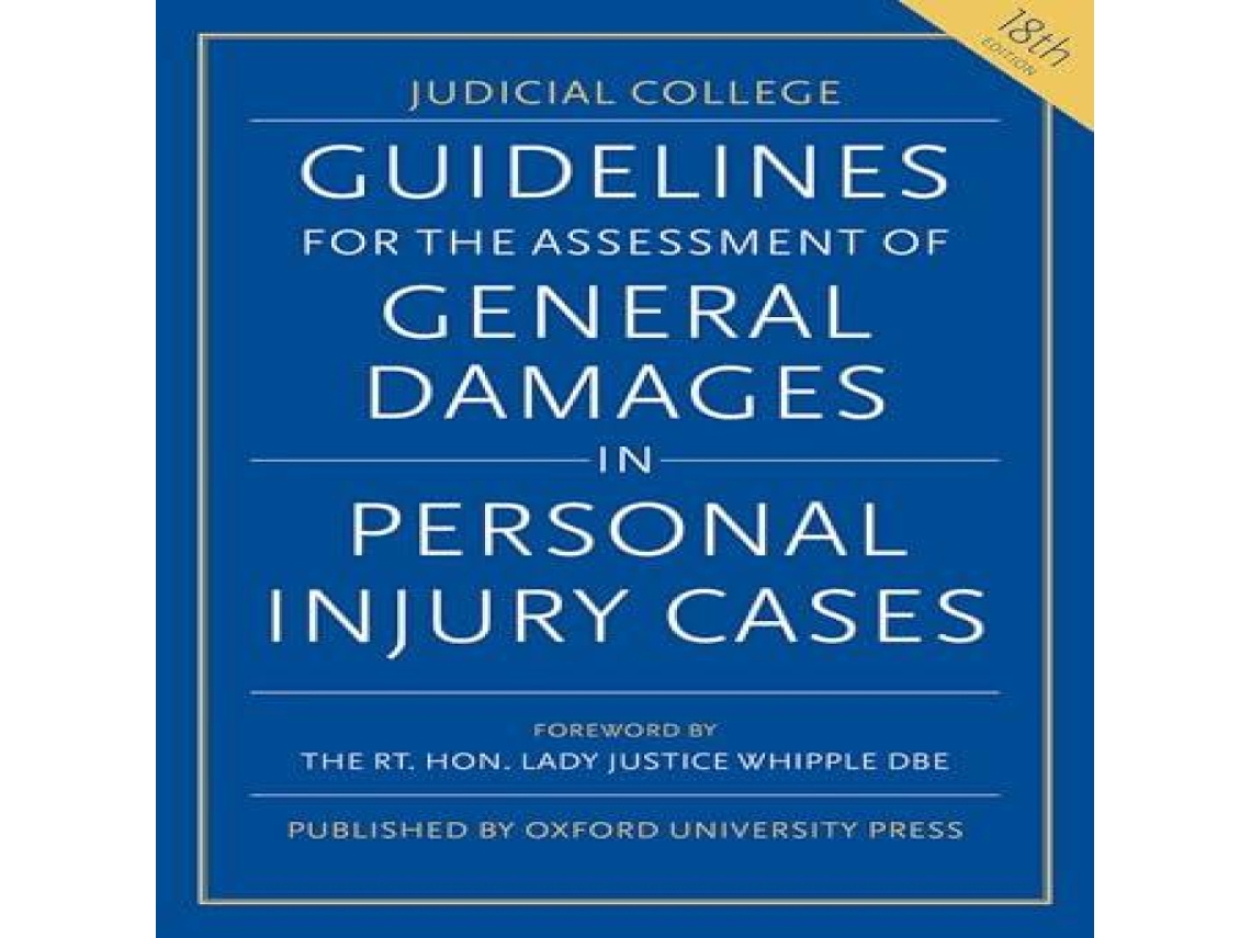 Livro Guidelines for the Assessment of General Damages in Personal Injury Cases 18th edition de Richard Wilkinson (Inglês)