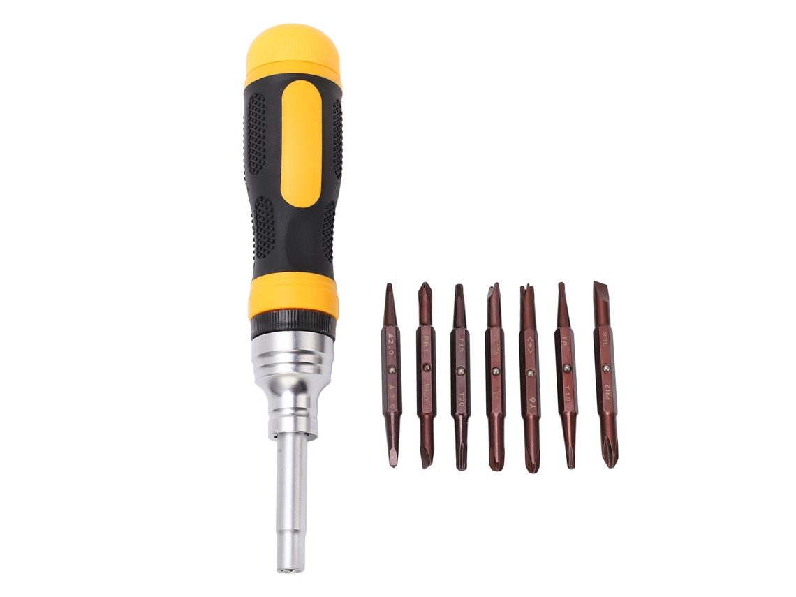 Conjunto De Parafusos Multifuncional De 7 Piezas Com Brocas De Alta Durabilidade, Cabo Ergonômico Antiderrapante