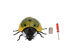 Brinquedo De Inseto Com Sensor Indução Inteligente Vaga Automática Bateria Powered Joaninha Amarela Com Luz Modelo Animal Infantil