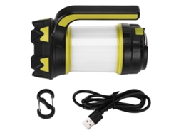 Lanterna de Acampamento Hc 261 Led Recarregável Usb com 6 Modos de Iluminação Multifuncional