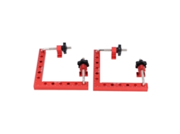 Conjunto De Grampos Em Alumínio Laxiscreed Com Ângulo De 90° E Escalas Métricas E Imperiais