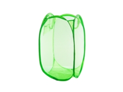 Lurelia Cesto De Malha Dobrável Duplo 26 X 26 X 51 Cm Verde Quarto