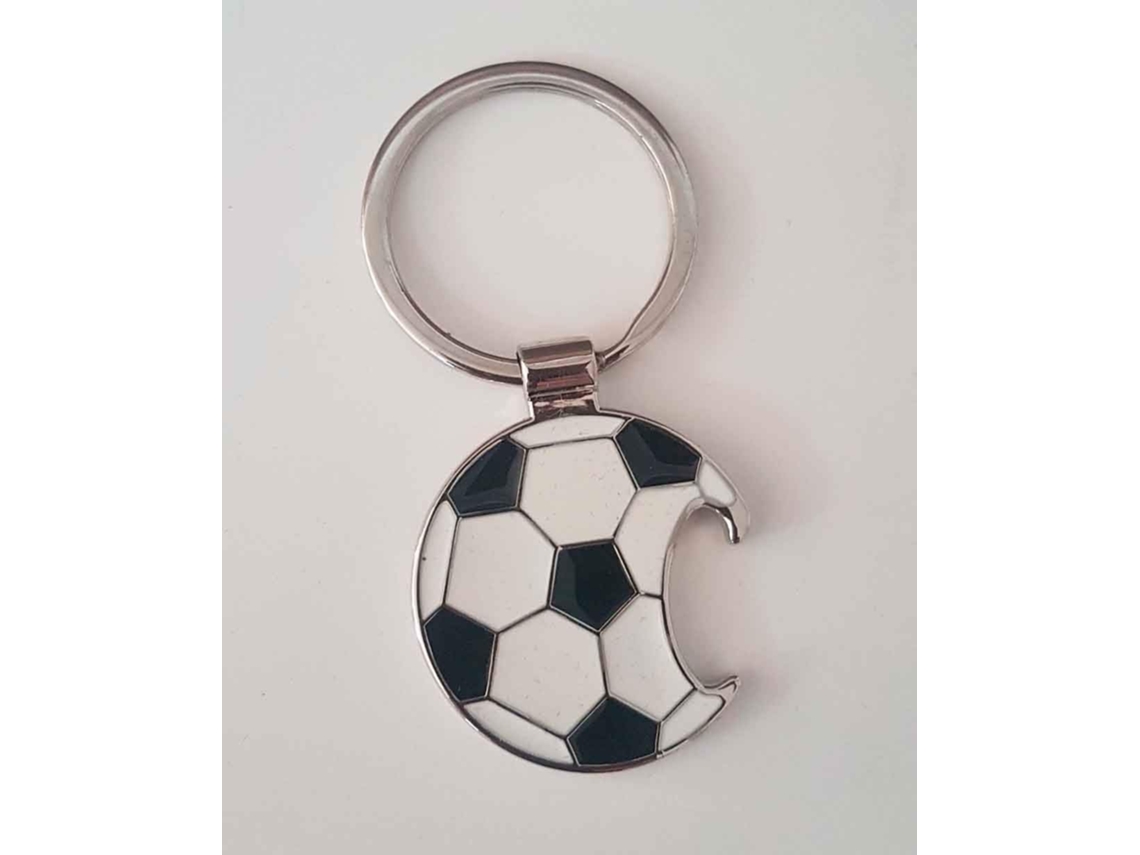 Chaveiro Abridor De Garrafas Em Formato De Bola De Futebol, Metal, Tamanho Único.