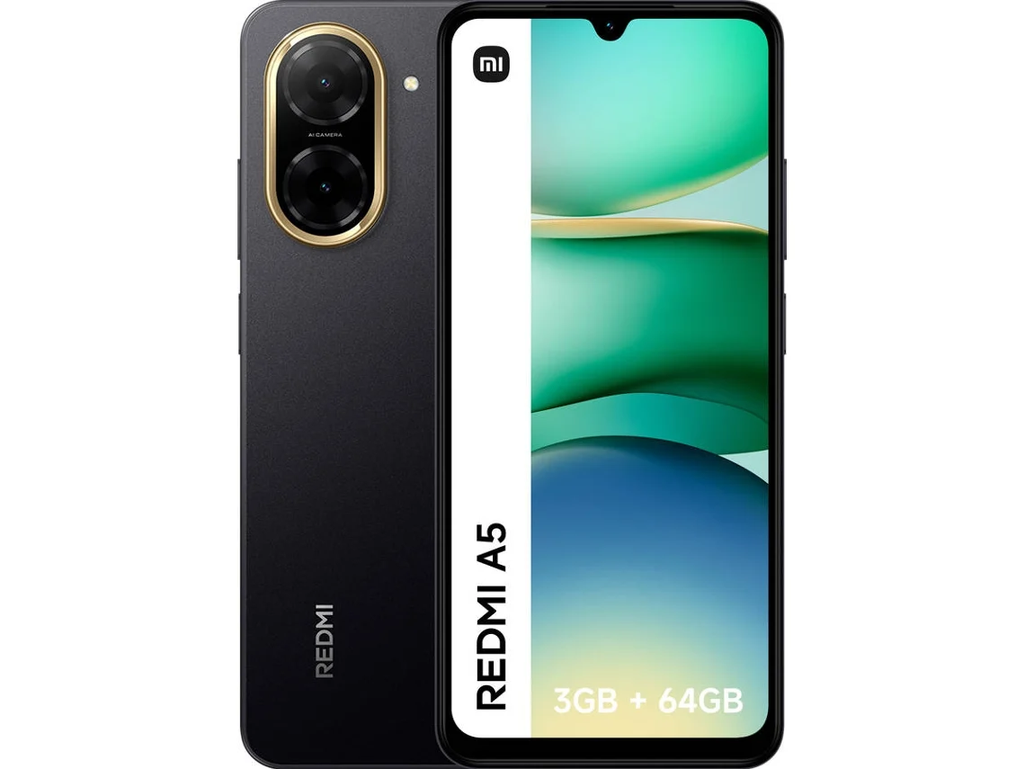 Smartphone XIAOMI Redmi A5 (Outlet Grade B - 6.88'' - 3 GB - 64 GB - Midnight Black)