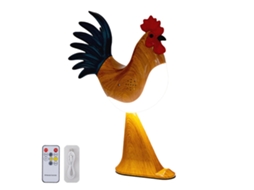 Ornamento Galo Usb Luz Noturna Aromaterapia Suporte Celular