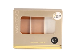 Paleta De Sombras Para Sobrancelhas 3 Cores Com Pincel