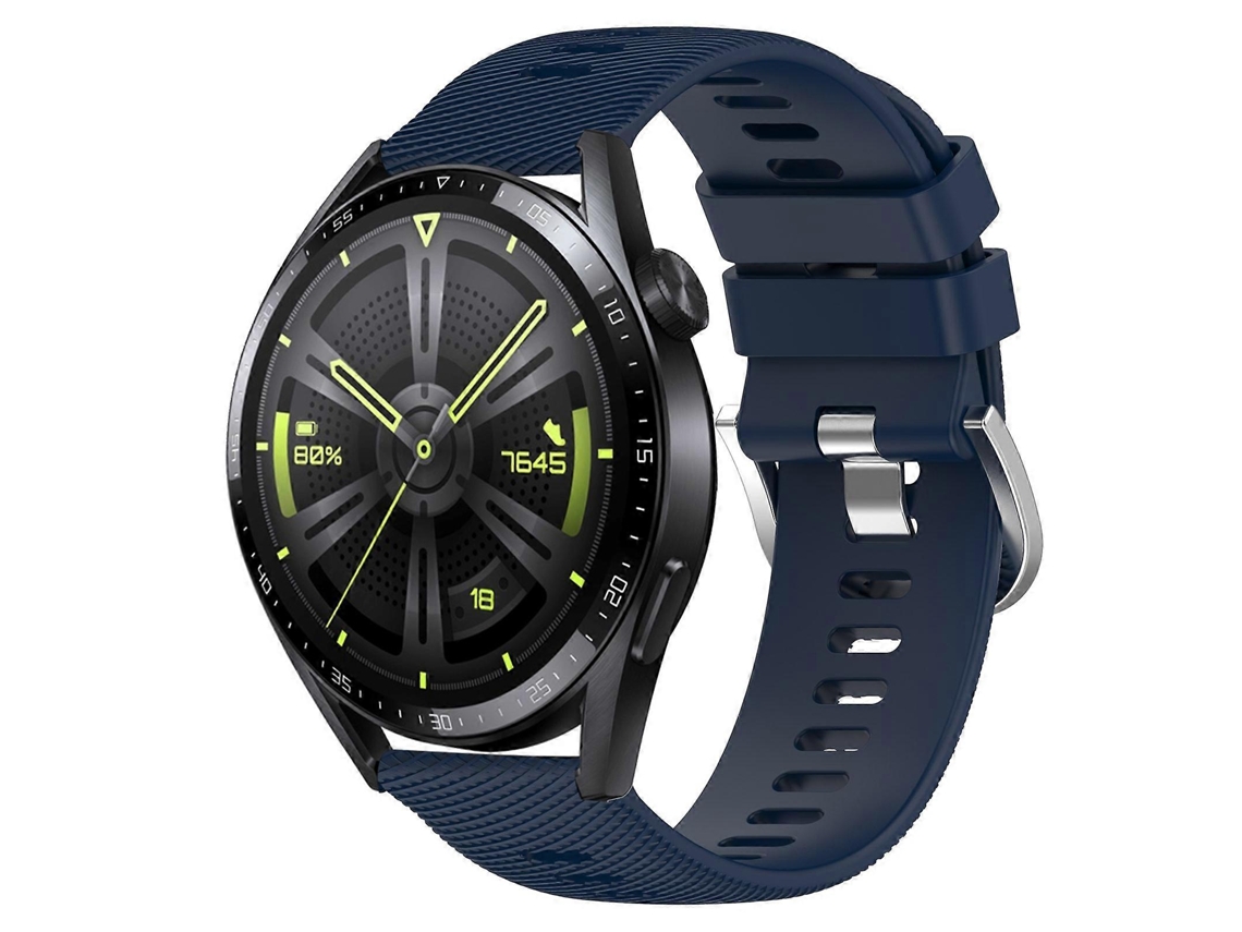 Pulseira De Silicone Macio De Cor Sólida Para Huawei Watch Gt3 46mm 22mm