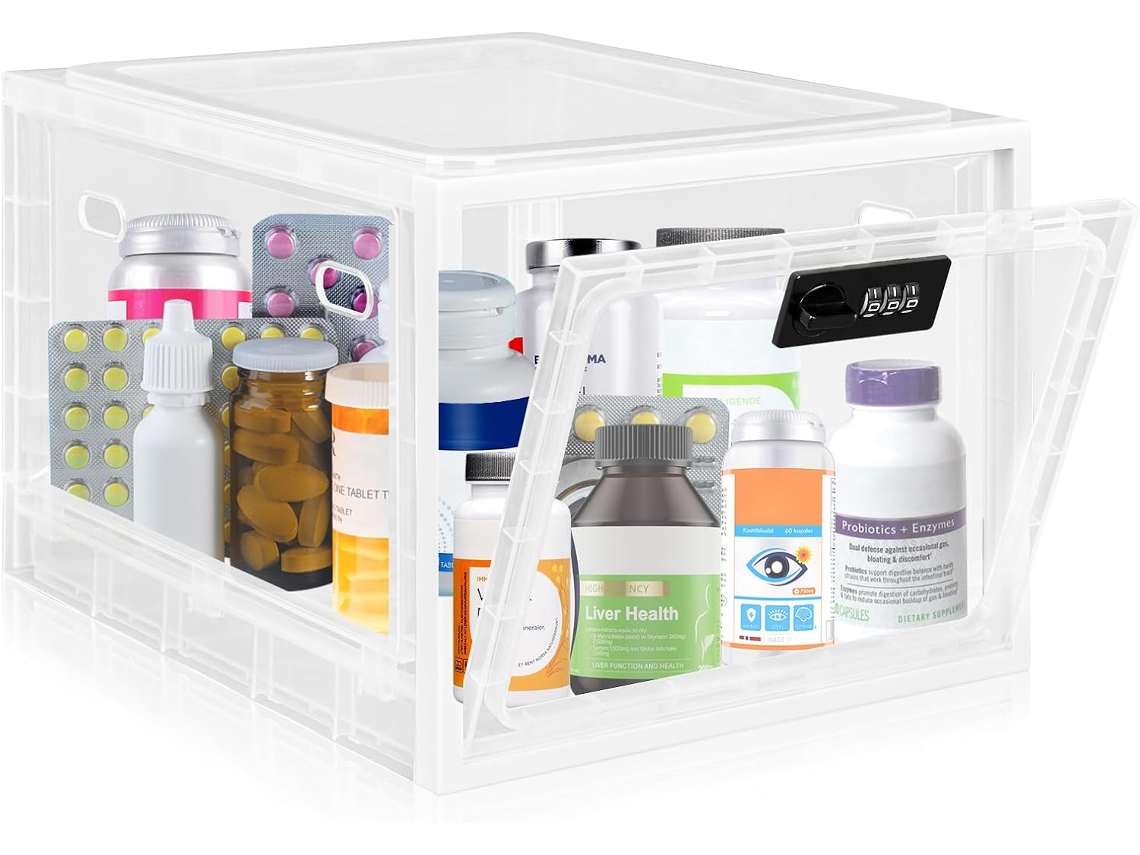 Boîte De Sécurité À Code Verrouillable – Boîte Transparente Pour Médicaments, Téléphone