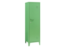 Cacifo Individual Kurikka Com 2 Prateleiras Metal 137x38x38 Cm Verde Maçã [EN.CASA]