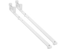 2 Ferramentas Peças De Suporte Para Painel Perfurado Em Ferro Branco Reforçado Para Casa E
