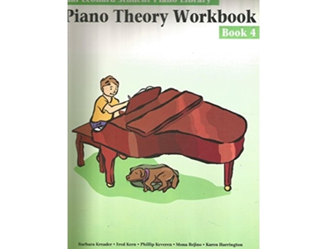 Livro Piano Theory Workbook Book 4 de Hal Leonard Corporation (Inglês)