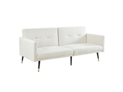 Sofá modular 2 lugares em Veludo, com chaise longue, antiderrapante, apoios ergonômicos ORBITRA COMMERCE