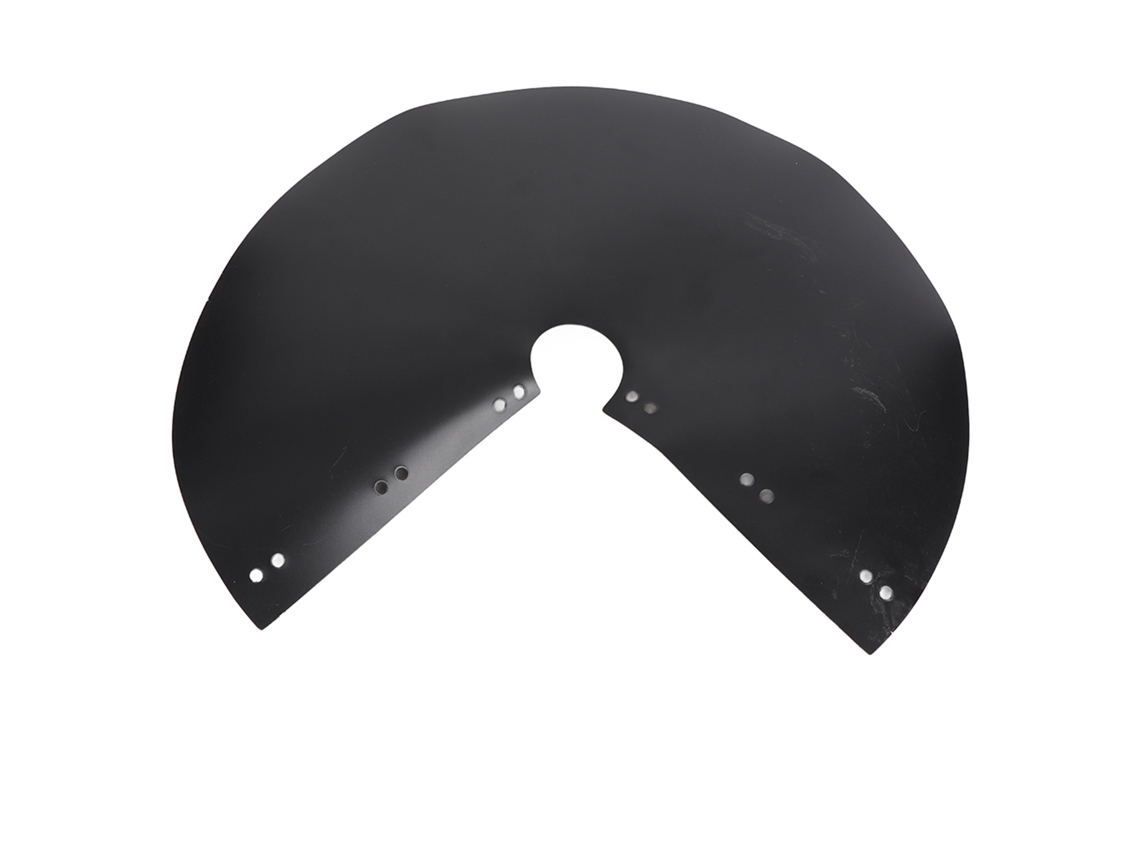 Defletor De Esquilos Aço Galvanizado Preto Para Aves