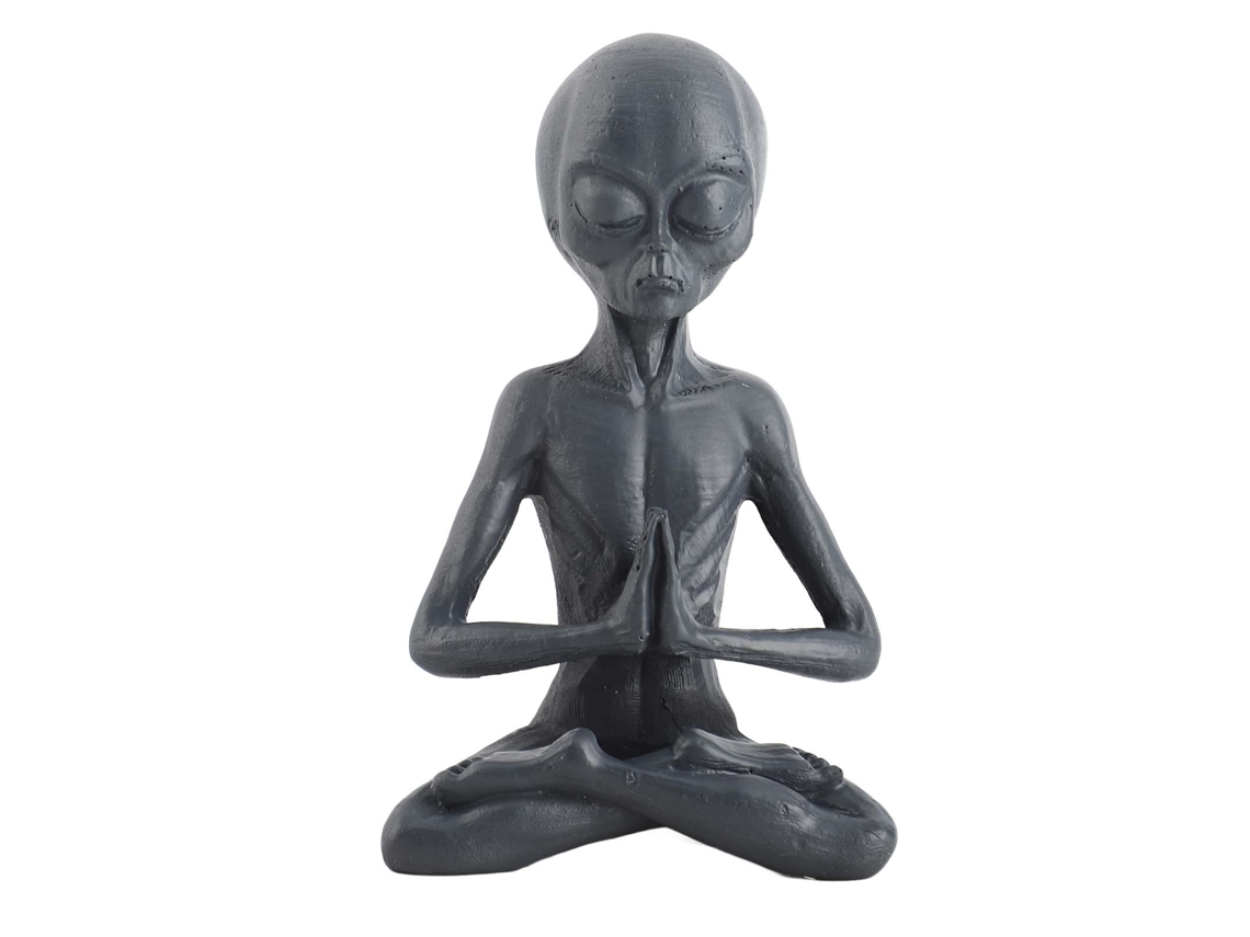 Spot de Meditação Alien em Resina, Decoração de Jardim, Exterior