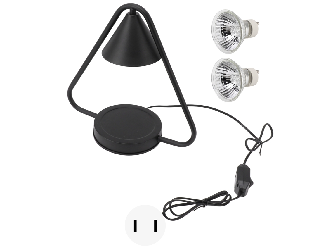 Lâmpada Aromática Derretimento de Cera Ajustável Luz Quente Warmer Mesa para Quarto Escritório Us Plug | S/MARCA