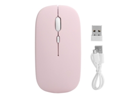 Aetheria rato Sem Fio Rosa Bluetooth 5.0 2 modo Silencioso 2.4ghz para Laptop Acessórios