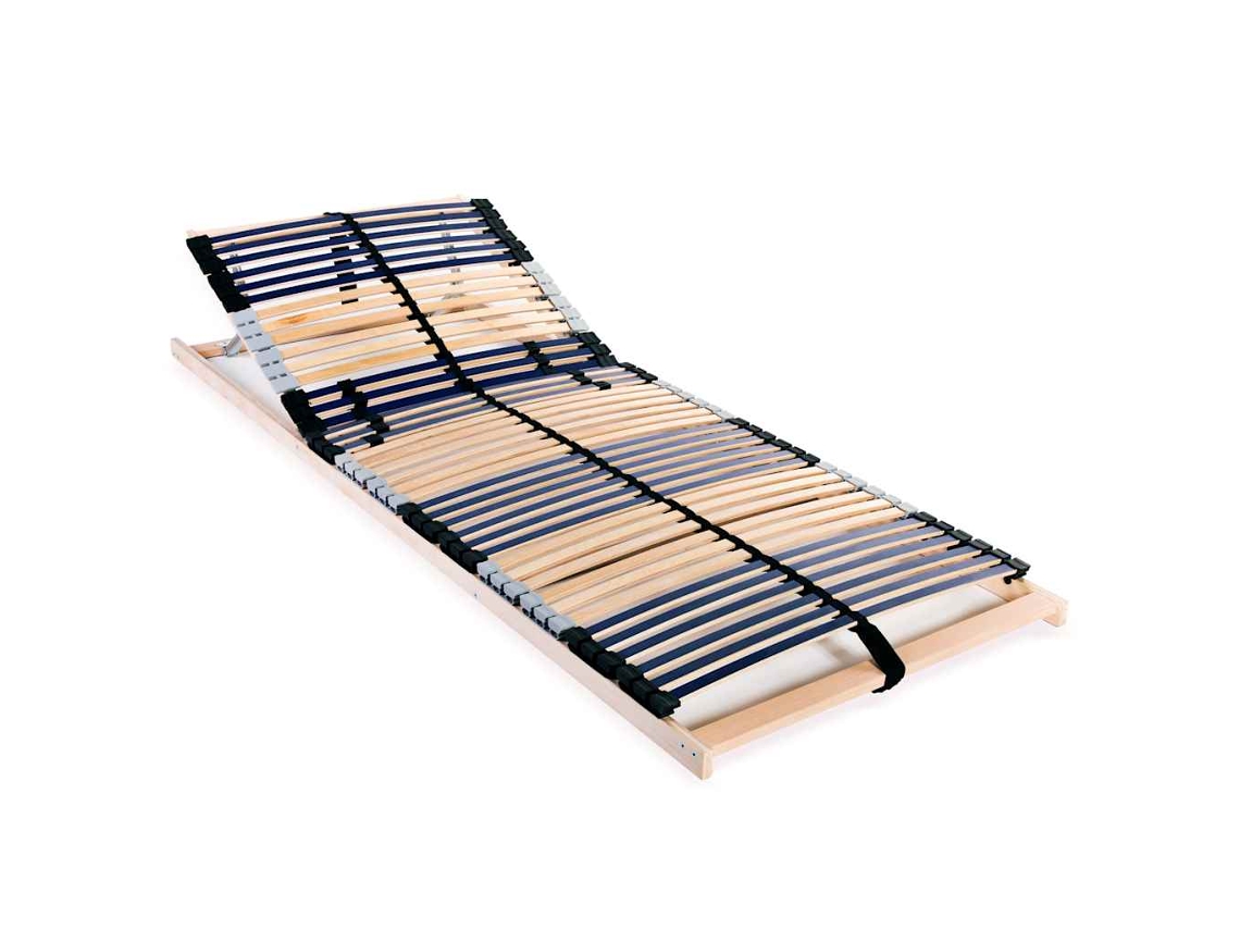Vidaxl Estrado De Ripas Com 42 Ripas 7 Zonas 80x200 Cm