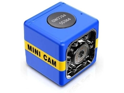 Mini Câmera Hd Sem Fio Com Visão Noturna Mini Câmera Espiã Oculta Com Detecção De Movimento Gravador De Vídeo Para Carro Familiar Yizhood (azul)