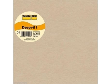 Decovil Largura 90 Cm Bege Ao Metro Vlieseline (sob Medida)